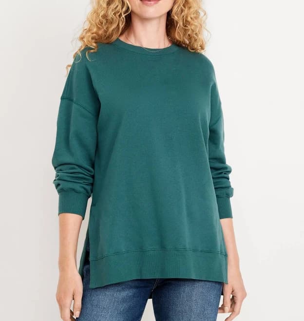 Old Navy Women's Socomfy Relaxed Tunic Sweatshirt