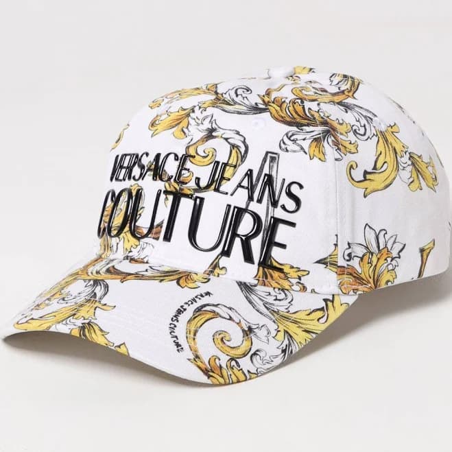 Versace Jeans Couture Men's Baroque Jewels Print Baseball Cap
