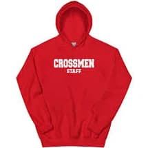 Staff hoodie (Red & Black) - Red / S