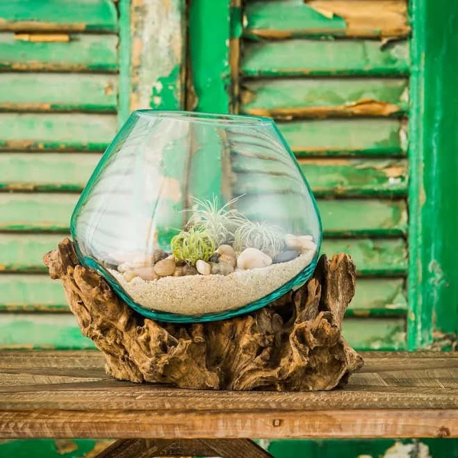 Cape Craftsmen Glass Planter
