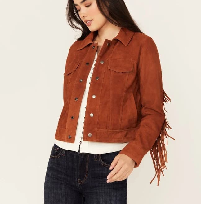 Idyllwind Women's Wynbrook Fringe Suede Jacket
