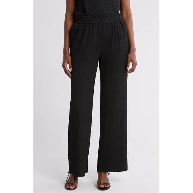 Gemma Jane Women's Jacquard Wide-Leg Pants