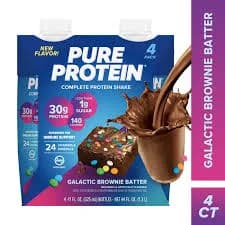 Pure Protein Galactic Brownie Batter Complete Protein Shake