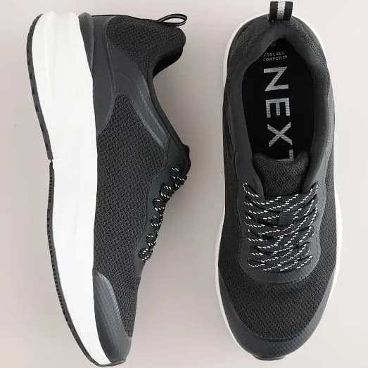 Women's Next Monochrome Forever Comfort Chunky Sole Gym Trainers