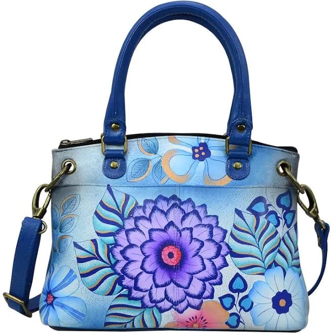 Anna by Anuschka Women's Genuine Leather Small Satchel