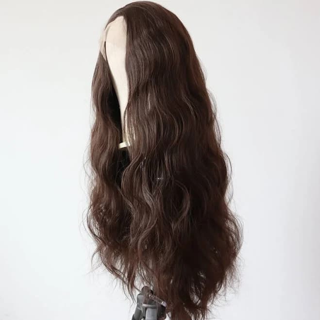 Natural Synthetic Curly Lace Front Wig