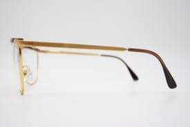 Vintage Brille Safilo EMOZIONE 32/V Gold Braun Oval Brillengestell eyeglasses | eBay