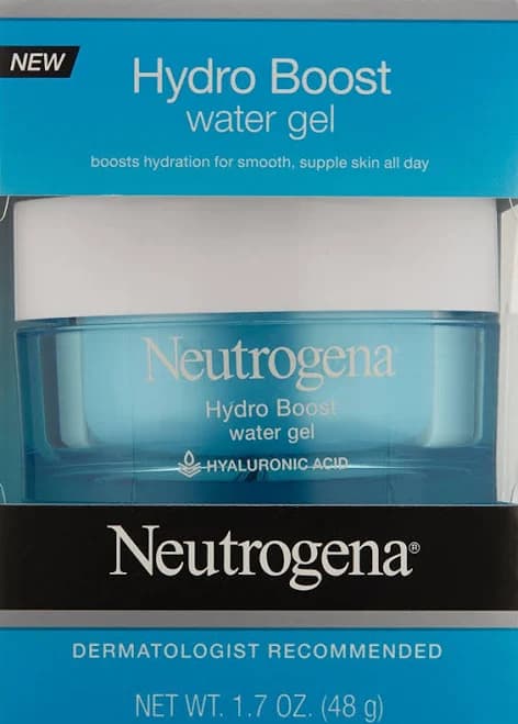 Neutrogena Hydro Boost Hyaluronic Acid Hydrating Water Face Gel Moisturizer for Dry Skin 2 Pack (1.7 fl. Oz)