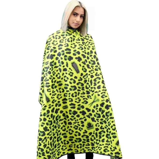 Leopard Salon Cape