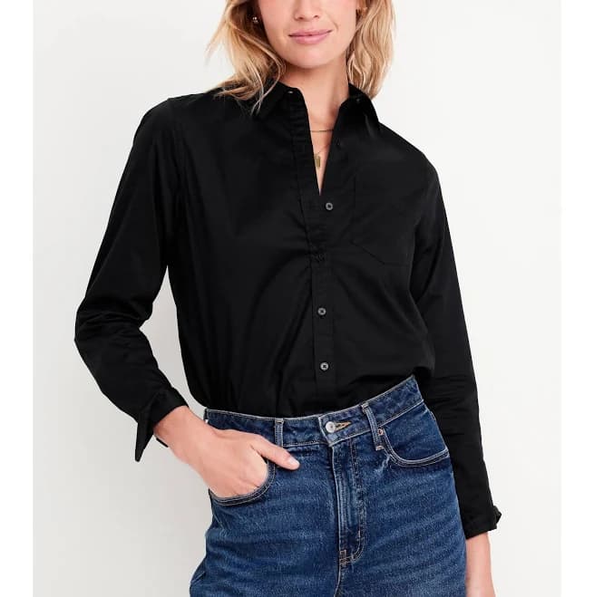 Old Navy Women's Classic Button-Down Shirt
