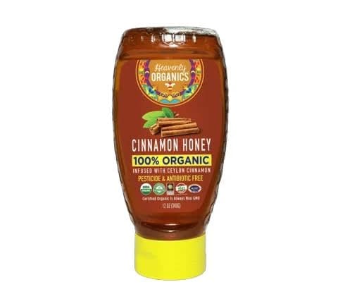Heavenly Organics Organic Raw Cinnamon Honey Squeeze Bottle