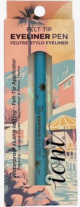 IONI “Cali Beauty” Waterproof Teal Felt Tip Eyeliner Pen