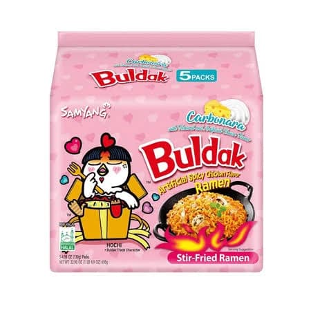 Samyang Carbonara Stir-Fried Buldak Ramen