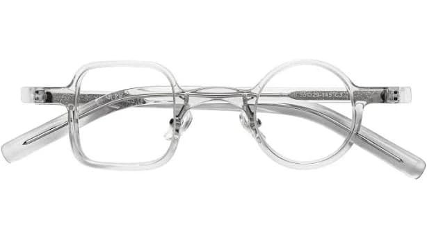 Grandpa Geek-Chic Round Square Glasses