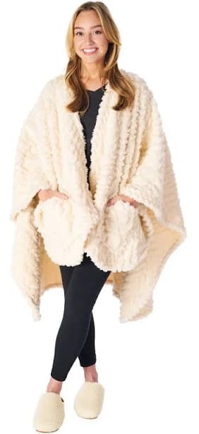 White River Home Double-Sided Sherpa Wearable Throw