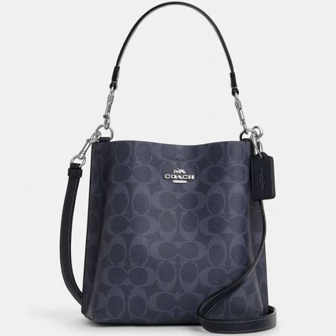 Coach Women's Mollie Bucket Bag 22 in Signature Canvas