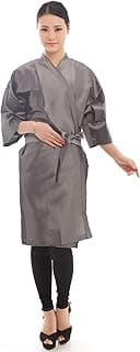 PERFEHAIR Salon Client Gown Robes Cape, Hair Salon Smock for Clients- Kimono Style (Grey)