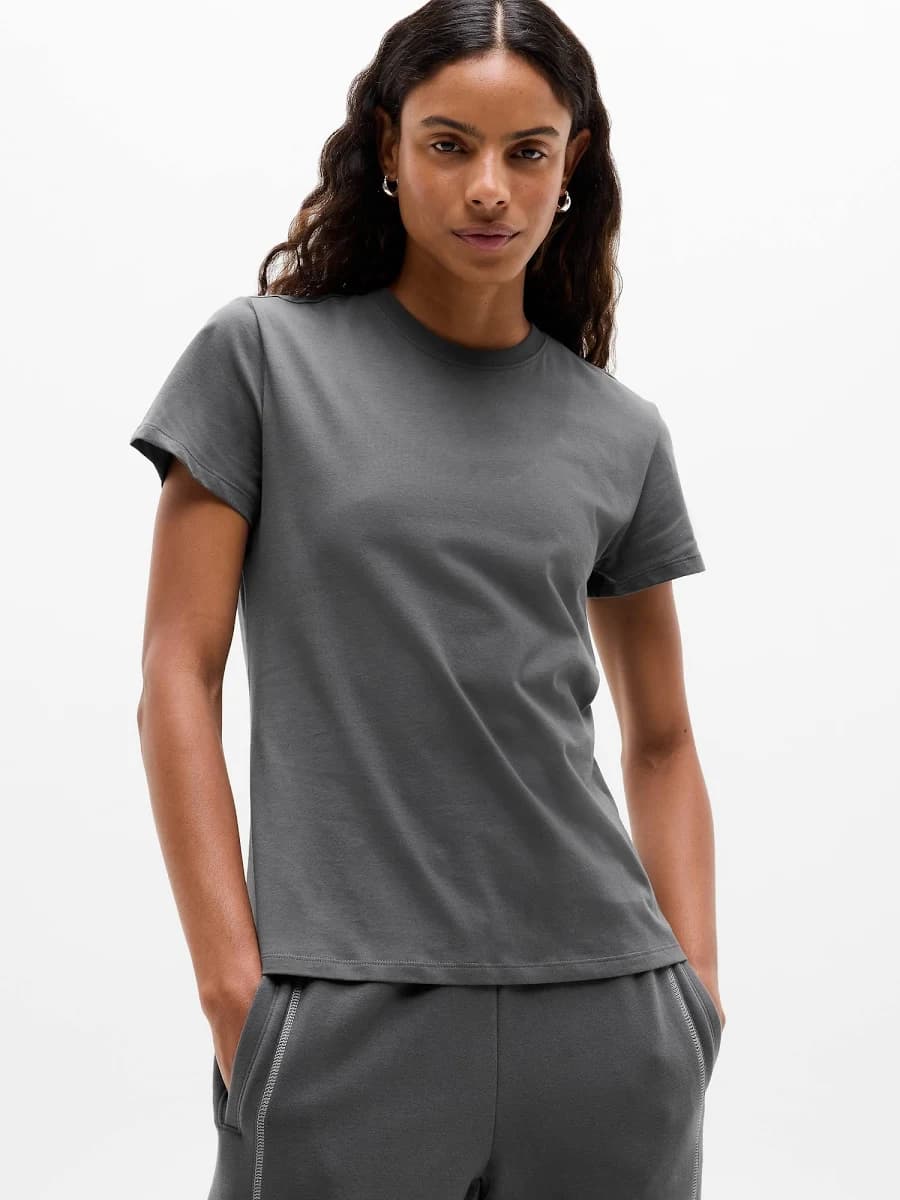 Athleta Women's Favorite Cotton Classic Tee