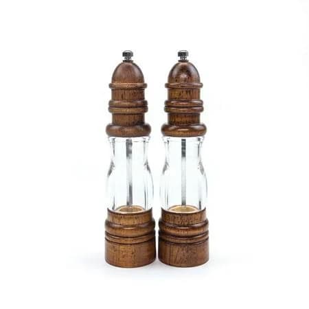 Premium Acrylic Salt and Pepper Grinder Set