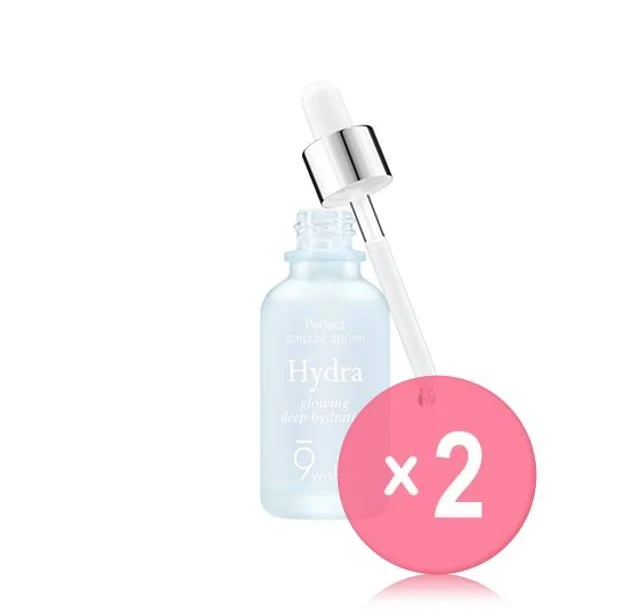 9wishes Hydra Perfect Ampule Serum 2pcs Bundle Set 30ml X 2 Pcs