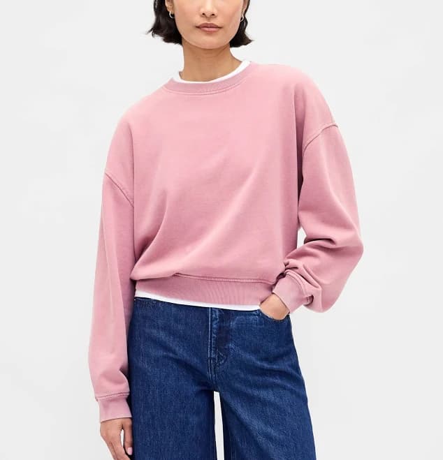 Gap Women's Oversized French Terry Sweatshirt