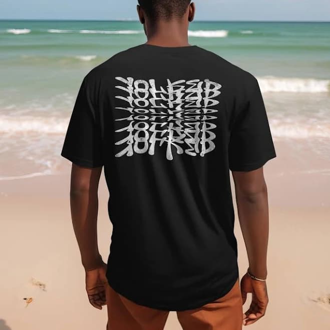 Yolked Apparel Unisex Optical Illusion Graphic T-Shirt