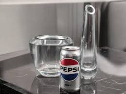 Double Wall Clear Glass Vases: Sleek Modern Decor, Heavy Design - Etsy