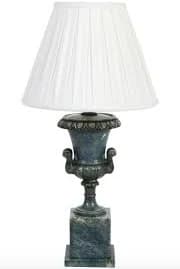 Blue Marble Urn Lamp
