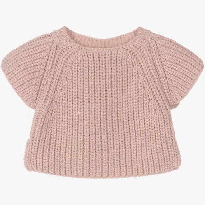 1 + in The Family Girls Wool Ribbed Knit Sweater