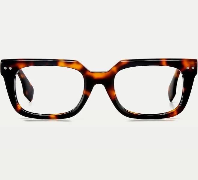 ZanyLen Designed Superior Large Rectangular Thick Acetate Eyeglasses