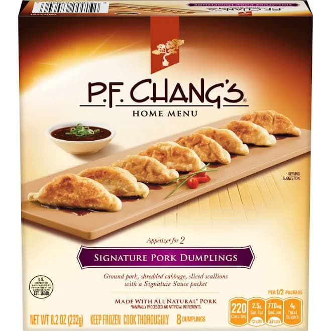 P.F. Chang's Signature Pork Dumplings, 8.2 Ounce -- 12 per case
