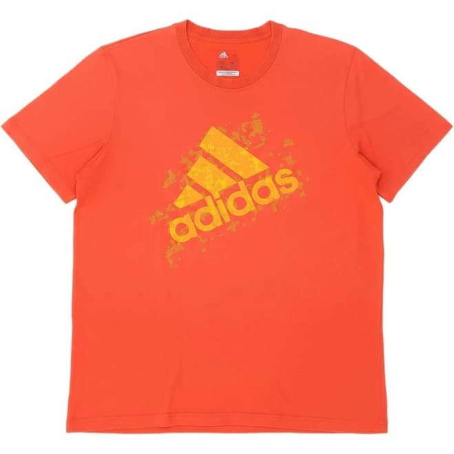 Adidas Men's Go-To Short Sleeve Tee Red/Black