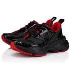 So Flo - Running sneakers - Laminated calf leather - Black - Men - Christian Louboutin United States