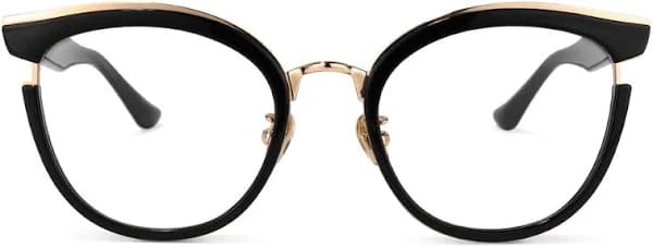 Vooglam Black Round Prescription Trendy Eyeglasses Frames