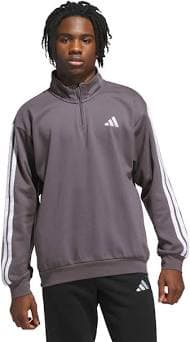 adidas Men's 3-Stripes Pull-On Sweatshirt