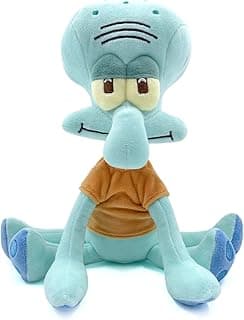 Youtooz Squidward Sit Plush, 9 Inch, Collectible, Official Licensed, Very Soft, Spongebob Squarepants, Plush Collection