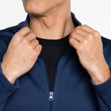 Med Couture Men's Bonded Fleece Jacket, Navy, X-Small at Amazon Men's Clothing store