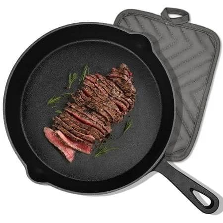 Tinana 10 inch Pre-Seasoned Cast Iron Skillet
