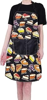 PXTIDY Dessert Baking Apron Chef Gift Pie Cake Kitchen Apron Baker Lover Gift Dessert Bakery Apron Dessert Food Lover Gift