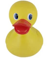 Jumbo Classic Yellow Rubber Duck Schylling 2001 Giant Big Large Bathtub 9"x8.5"