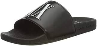 Armani Exchange Tpu+icon Prin Sandal, Men's Flip Flops, Black and white logo 00002. : Amazon.com.be: Fashion
