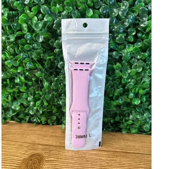 Pink Silicone Adult Smart Watch Band Size 38MM NWT Gift