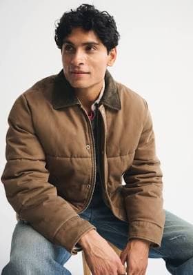Abercrombie & Fitch Men's Puffer Jacket