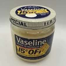 1966 1lb Vaseline Pure Petroleum New Plastic Jar Blue Seal Vintage Pond's