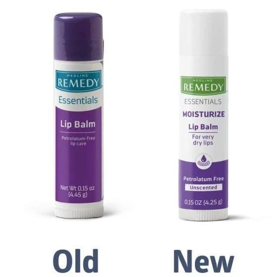 Medline Remedy Essentials Lip Balm Sooths-hydrates-repairs Chapped