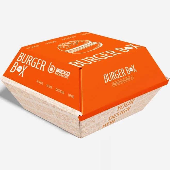 Personalized Burger Boxes with Logos