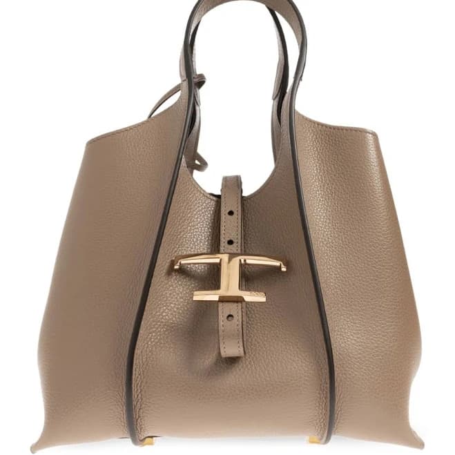 Tod's Women's Mini Leather T Timeless Tote Shopping Bag