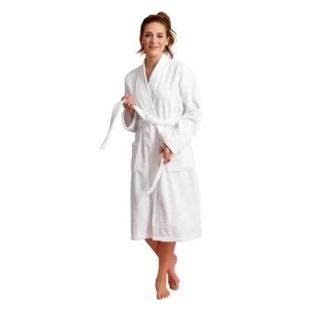 Women's Terry Cotton Kimono Bathrobe