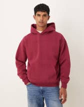 Abercrombie & Fitch essentials hoodie in acid wash blue | ASOS