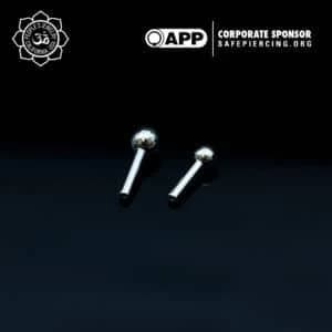 Peoples Jewelry Threadless Ball-Back Labret Posts